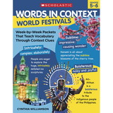 Scholastic Teacher Resources SC-828564 Words In Context Word Festivals