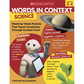 Scholastic Teacher Resources SC-828565 Words In Context Science