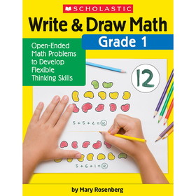 Scholastic Teacher Resources SC-831437 Write & Draw Math Grade 1