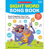 Scholastic Teacher Resources SC-831709 Sight Word Song Book