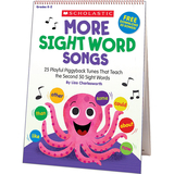 Scholastic Teaching Resources SC-831710 More Sight Word Songs Flip Chart