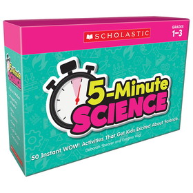 Scholastic Teacher Resources SC-833011 5 Minute Science Grades 1 3