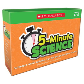 Scholastic Teacher Resources SC-833012 5 Minute Science Grades 4 6