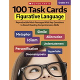 Scholastic Teacher Resources SC-860315 100 Task Cards Figurative Language