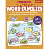 Scholastic Teacher Resources SC-860650 Read Sort & Write Word Families