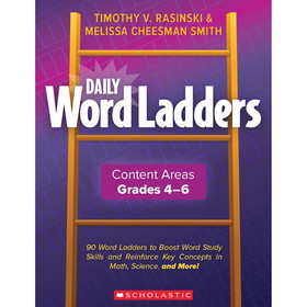 Scholastic Teacher Resources SC-862744 Daily Word Ladders Gr 4-6, Content Areas