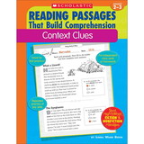 Scholastic Teacher Resouces SC-955426 Comprehension Context Clues, Reading Passages That Build