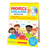 Scholastic Teaching Resources SC-9780545104357 Phonics Sing-Along Flip Chart & Cd Gr K-2