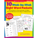 Scholastic Teaching Resources SC-9780545204583 10 Week By Week Sight Word Packets