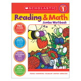 Scholastic Teacher Resources SC-978600 Reading & Math Jumbo Workbk Grade 1