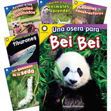 Teacher Created Materials SEP124664 Animals Spanish Gr K-1 6 Book Set, Smithsonian Informational Text