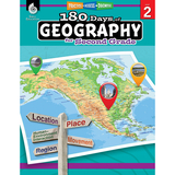 Shell Education SEP28623 180 Days Of Geography Grade 2