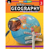 Shell Education SEP28624 180 Days Of Geography Grade 3