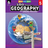 Shell Education SEP28626 180 Days Of Geography Grade 5