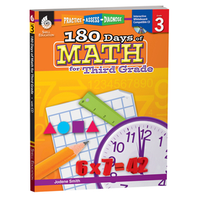 Shell Education SEP50806 180 Days Of Math Gr 3