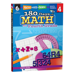 Shell Education SEP50807 180 Days Of Math Gr 4