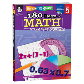 Shell Education SEP50808 180 Days Of Math Gr 5
