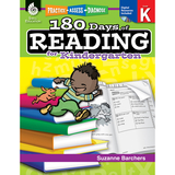Shell Education SEP50921 180 Days Of Reading Book For Kindergarten