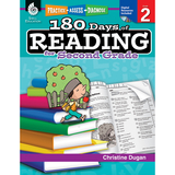 Shell Education SEP50923 180 Days Of Reading Book For Second Grade
