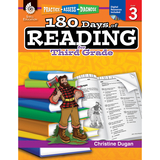 Shell Education SEP50924 180 Days Of Reading Book For Third Grade