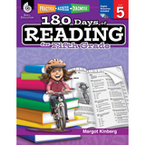 Shell Education SEP50926 180 Days Of Reading Book For Fifth Grade