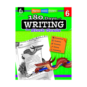 Shell Education SEP51529 180 Days Of Writing Gr 6
