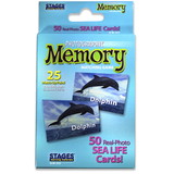 Stages Learning Materials SLM222 Sea Life Photographic Memory, Matching Game