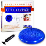 Stages Learning Materials SLM801 Active Attention Chair Cushion Blue, Sensory Builder
