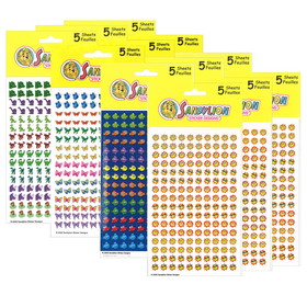 Sandylion SLSTEPGCC-3 Chart Stickers Variety Pack (3 PK)