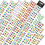 Silver Lead / Sandylion Product SLSTEPJVQ Jumbo Variety Stickers Assortment Q, Price/PK