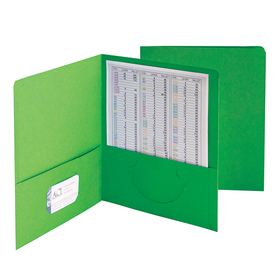 Smead SMD87855 Smead 25Ct Green Standard Two - Two Pocket Folders