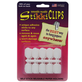 Stikkiworks STK01420 Stikkiclips 30 White Clips Per Pkg.