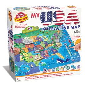 Small World Toys SWT9721053 My Interactive Usa Map