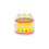 Trend Enterprises T-10505 Mini Accents Birthday Cake 36Pk 3In, Price/EA
