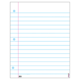 Trend Enterprises T-1095 Wipe-Off Chart Notebook Paper 22 X 28