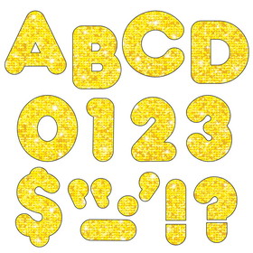 TREND T-1616 Ready Letters 4 Casual Yellow, Sparkle