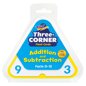 Trend Enterprises T-1670 Three-Corner Flash Cards 48/Pk Addition & Subtraction