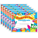 TREND T-17009-6 Kindergarten Certificate Owl, Stars (6 PK)