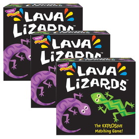 TREND T-20002-3 Lava Lizards Three Corner, Card Game (3 EA)