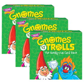 TREND T-20003-3 Gnomes Vs Trolls 3 Corner, Card Game (3 EA)