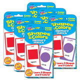 TREND T-24007-6 Challenge Cards Colors And, Shape (6 EA)