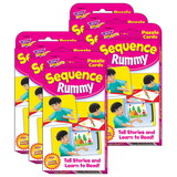 TREND T-24011-6 Challenge Cards Sequence, Rummy (6 EA)