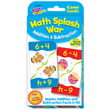 Trend Enterprises T-24022 Math Splash War Addition & - Subtraction Challenge Cards