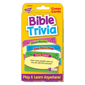 Trend Enterprises T-24702 Bible Trivia Challenge Cards