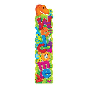 Trend Enterprises T-25080 Welcome Dino-Mite Pals Quotable - Expressions Banner 5Ft