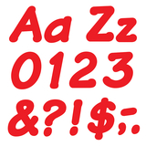 Trend Enterprises T-2700 Ready Letters 4 Inch Italic Red