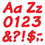 Trend Enterprises T-2700 Ready Letters 4 Inch Italic Red, Price/EA