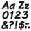 Trend Enterprises T-2703 Ready Letters 4 Inch Italic Black, Price/EA