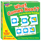 Trend Enterprises T-36016 What Comes Next Sequencing Puz Fun- To-Know Puzzles