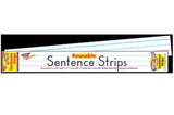 Trend Enterprises T-4001 Wipe-Off Sentence Strips 30/Pk 24 X 3